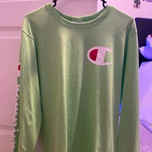 green champions shirt
